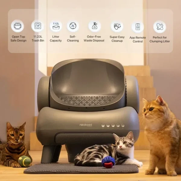 Smart Self-Cleaning Cat Litter Box – Neakasa M1 (App Controlled) - Image 4