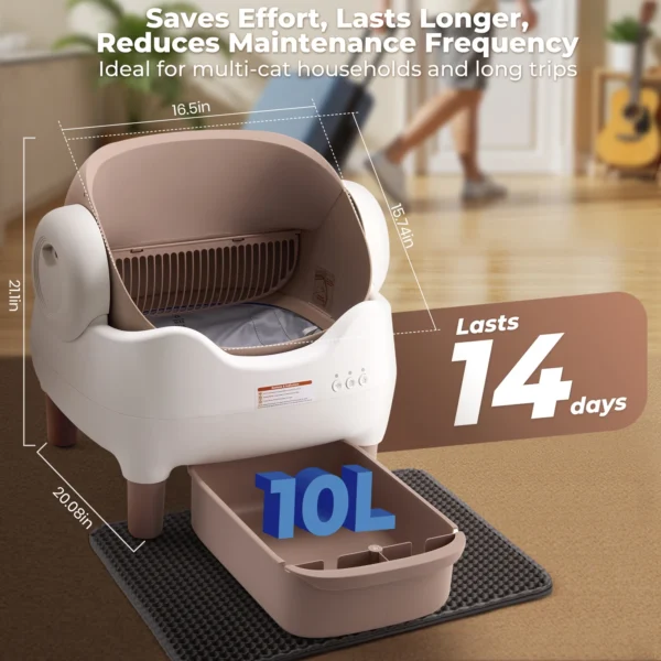 Lunapurr Smart Self-Cleaning Cat Litter Box - Image 6