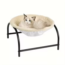 Hammock Cat Bed – Stable & Breathable Raised Pet Sleeper for Cats and Dogs