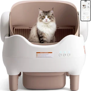 Lunapurr Smart Self-Cleaning Cat Litter Box