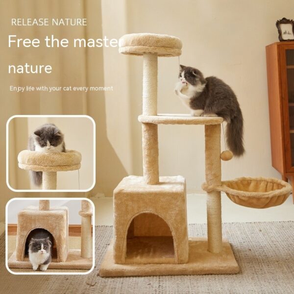 Wooden Cat Climbing Frame – Wear-Resistant, Simple Cat Tower - Image 6