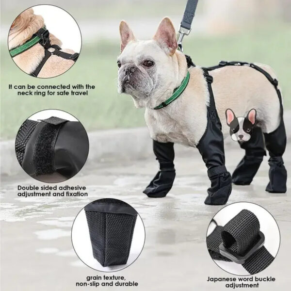 Waterproof Dog Shoes – Adjustable Non-Slip Boots for Outdoor Paw Protection - Image 5