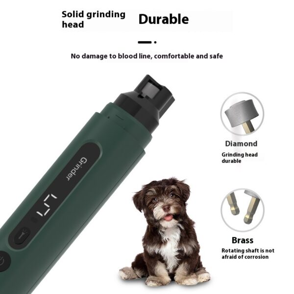 5-Speed Electric Nail Grinder for Dogs & Cats - Image 4