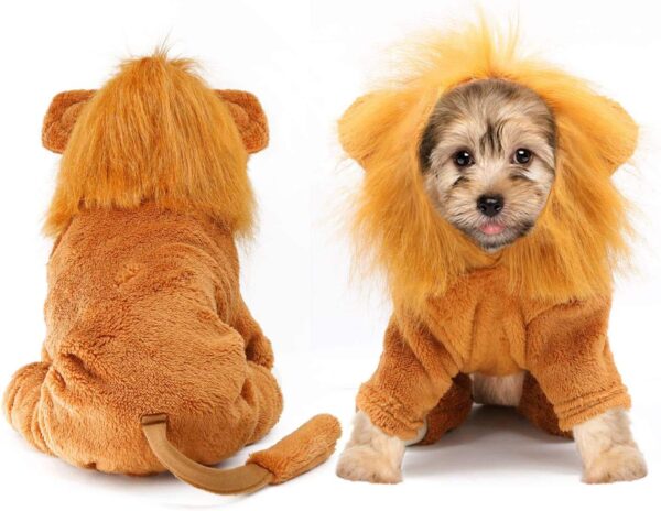 Lion Mane Dog Costume – Cosplay Pet Outfit - Image 5