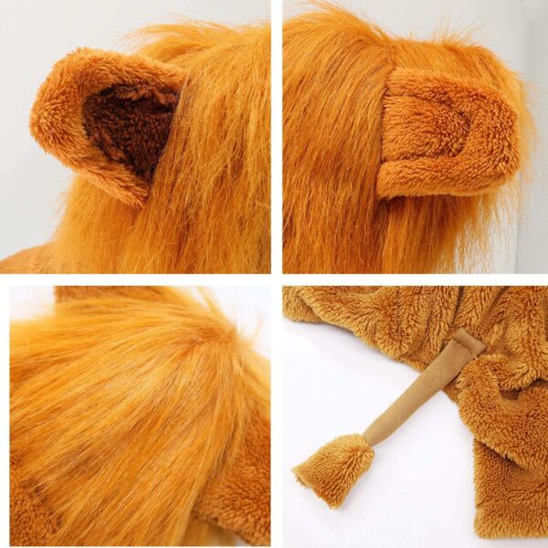 Lion Mane Dog Costume – Cosplay Pet Outfit - Image 4