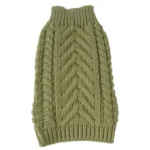 DB Designer Dog Sweater – Swivel-Swirl Heavy Cable Knit