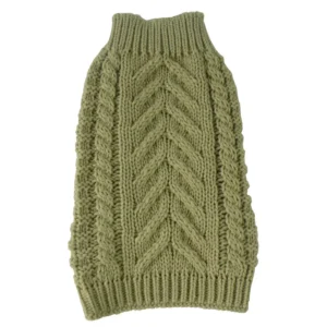 DB Designer Dog Sweater – Swivel-Swirl Heavy Cable Knit