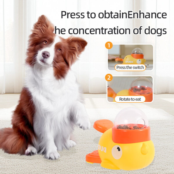 Dog Puzzle Feeder – Cartoon Duck Treat Dispenser Toy - Image 6