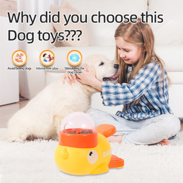 Dog Puzzle Feeder – Cartoon Duck Treat Dispenser Toy - Image 8