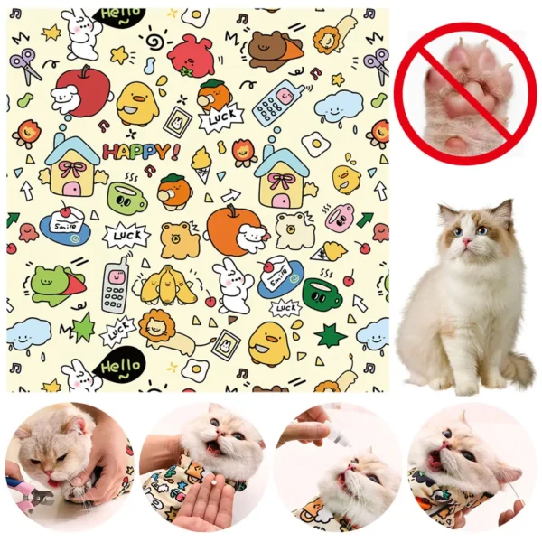 ClawControl Cat Wrap – Gentle Grooming Helper - Image 3