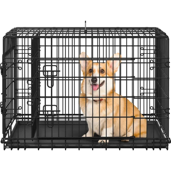 Alden Design Dog Crate – 42″ Black - Image 7