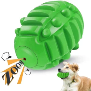 Tough Squeaky Puzzle Ball – Interactive Dog Toy & Treat Dispenser