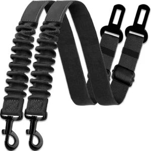Adjustable Pet Car Seat Belt – Safety Harness Clip for Dogs & Cats