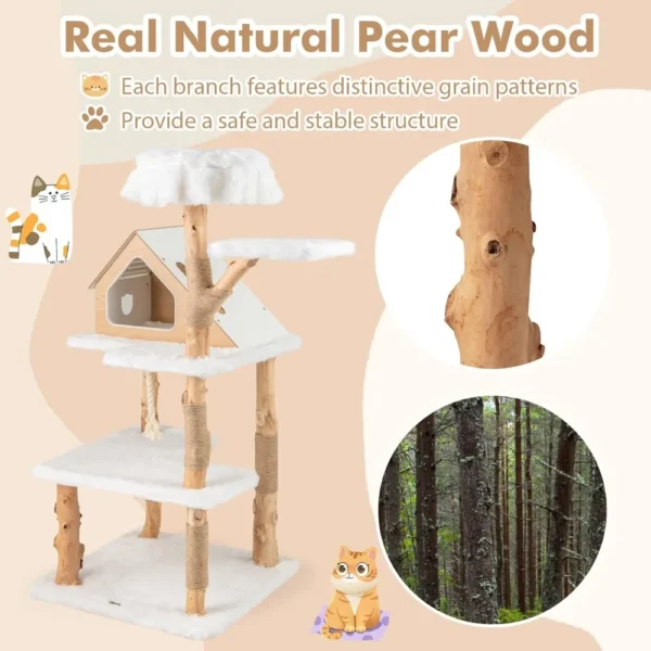 Luxury Cat Lounge Tree with Soft Plush Comfort - Image 6