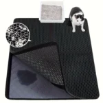XL Waterproof Cat Litter Scatter Mat