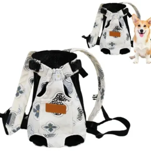 Pet Travel Backpack – Breathable Cat & Small Dog Carrier with Safety Lock