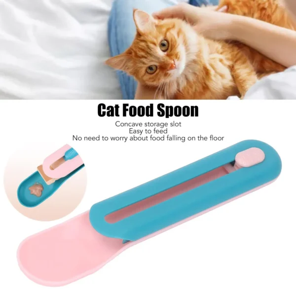 Cat Treat Dispensing Spoon – Easy Squeeze Feeding Tool - Image 2