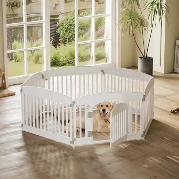 Plastic Dog Playpen – 6 Panel, 24″ - Image 3