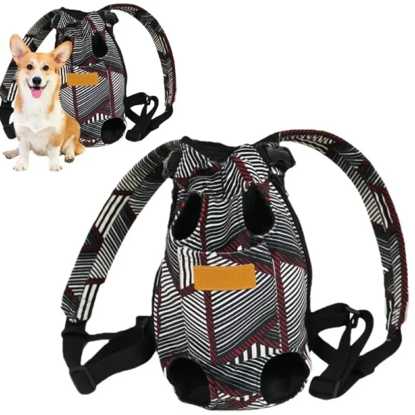 Pet Travel Backpack – Breathable Cat & Small Dog Carrier with Safety Lock - Image 8