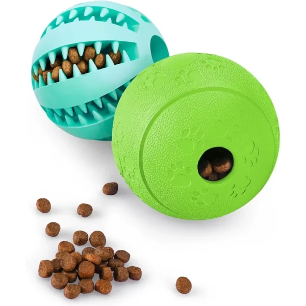 Durable Treat Dispensing Dog Toys – Teething, IQ Training & Slow Feeder Balls