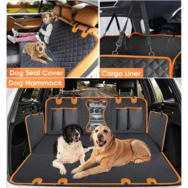 Pet Dog Car Seat Cover – 100% Waterproof, Scratch-Resistant - Image 3
