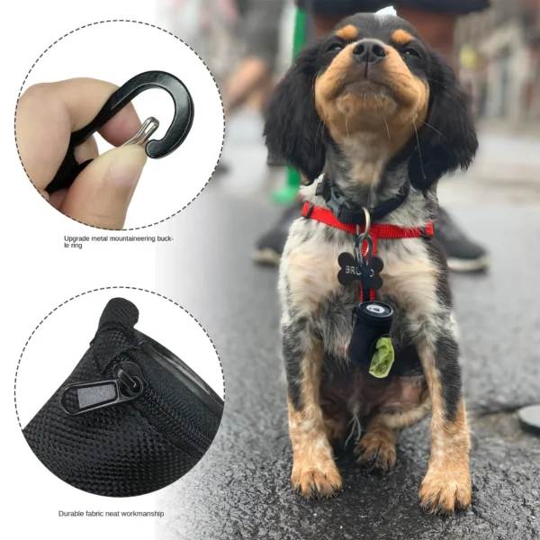 Pet Dog Poop Bag Dispenser – Mini Travel Waste Bag Holder - Image 2