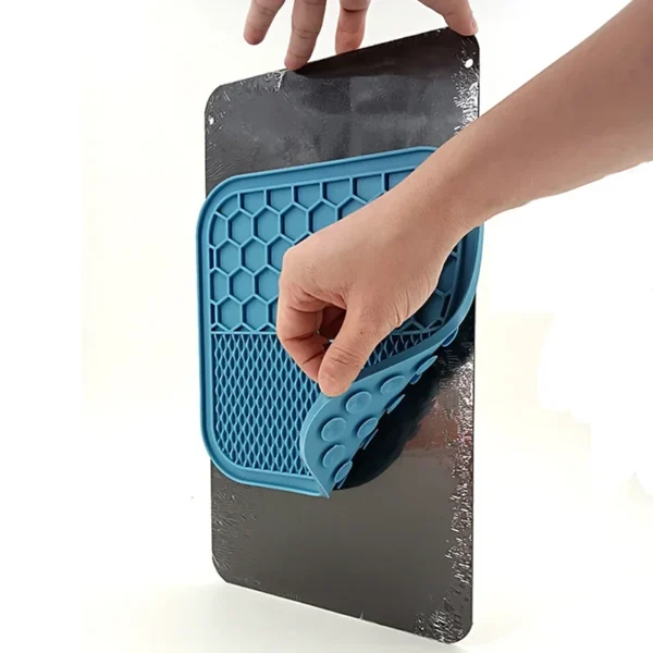 Pet Lick Mat with Suction – Slow Feeder, Anxiety Relief & Treat Dispenser - Image 5