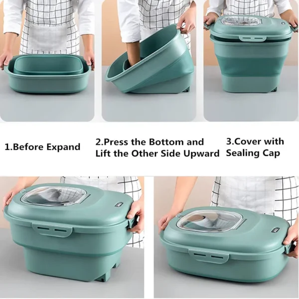 Foldable Airtight Pet Food Storage Container –Moisture-Proof & Portable - Image 5
