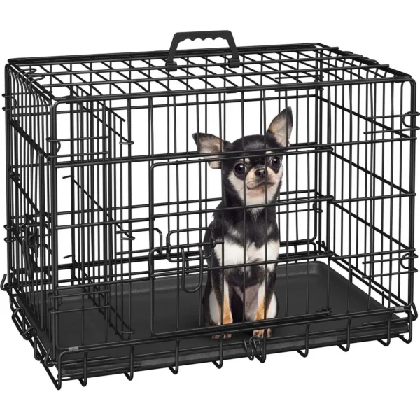 Alden Design Dog Crate – 42″ Black - Image 3
