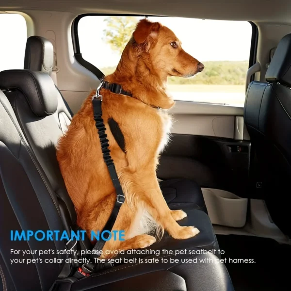 Adjustable Pet Car Seat Belt – Safety Harness Clip for Dogs & Cats - Image 6