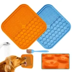 Pet Lick Mat with Suction – Slow Feeder, Anxiety Relief & Treat Dispenser