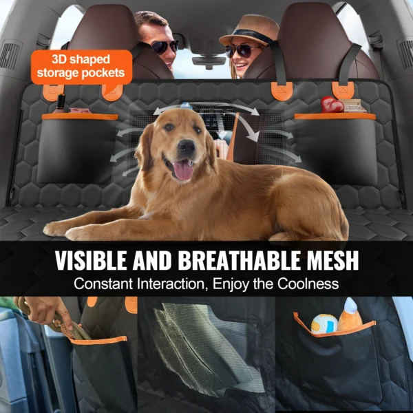 Dog Car Bed Hammock – Back Seat Extender (350lbs Support) - Image 6