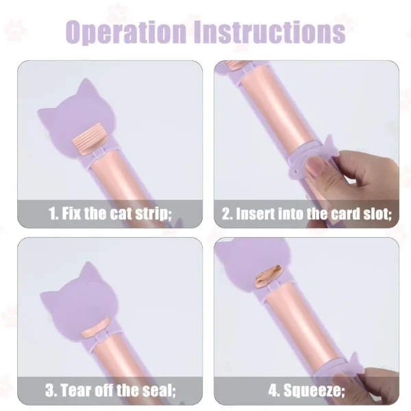Cat Strip Squeeze Spoon – Lickable Treat Dispenser (3 pieces) - Image 3