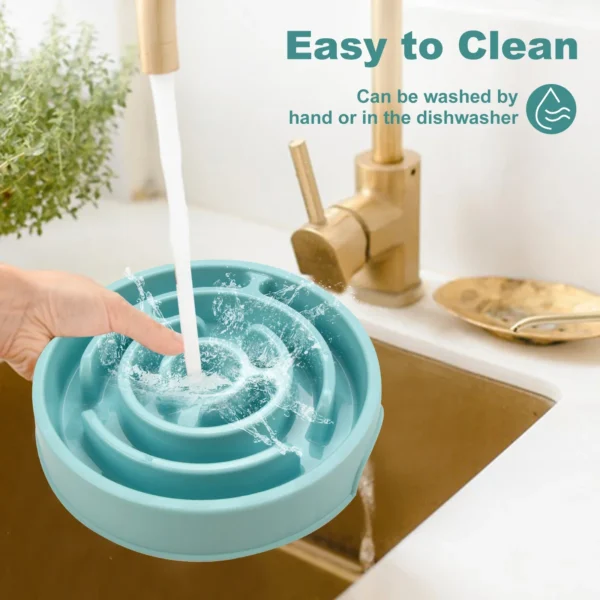 Fun Slow Feeder Dog Bowl – Anti-Gulping, Non-Slip, Healthy Eating - Image 3
