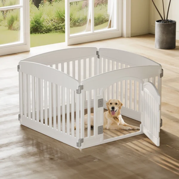 Plastic Dog Playpen – 6 Panel, 24″ - Image 4