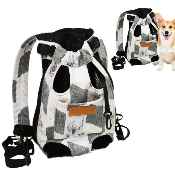 Pet Travel Backpack – Breathable Cat & Small Dog Carrier with Safety Lock - Image 9
