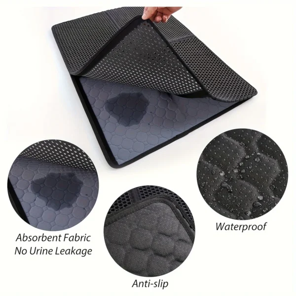 XL Waterproof Cat Litter Scatter Mat - Image 5