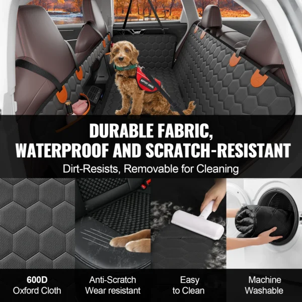 Dog Car Bed Hammock – Back Seat Extender (350lbs Support) - Image 5