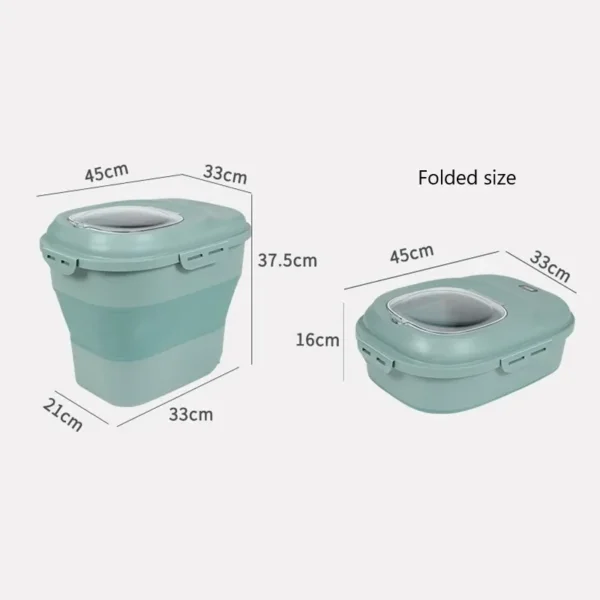 Foldable Airtight Pet Food Storage Container –Moisture-Proof & Portable - Image 6