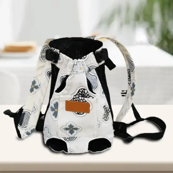 Pet Travel Backpack – Breathable Cat & Small Dog Carrier with Safety Lock - Image 3
