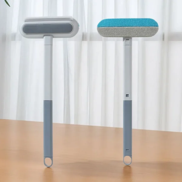 3-in-1 Long Handle Pet Hair Remover Brush – Multi-Surface Fur Cleaner - Image 4