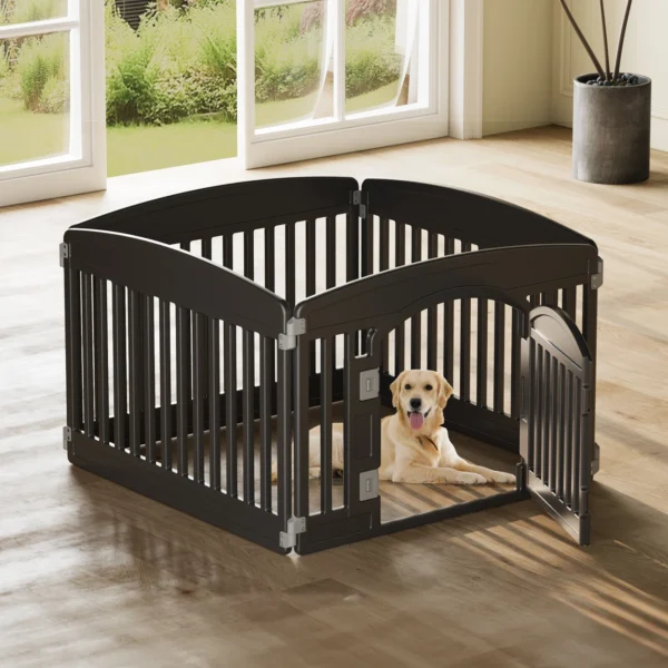 Plastic Dog Playpen – 6 Panel, 24″ - Image 5