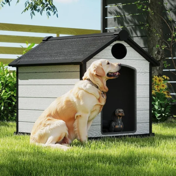 Weatherproof Large Dog House Outdoor 46" - Image 3