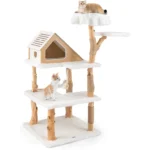 Luxury Cat Lounge Tree with Soft Plush Comfort