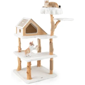 Luxury Cat Lounge Tree with Soft Plush Comfort