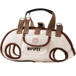 Pet Dog & Cat Portable Crossbody Handbag – Genuine Leather Carrier
