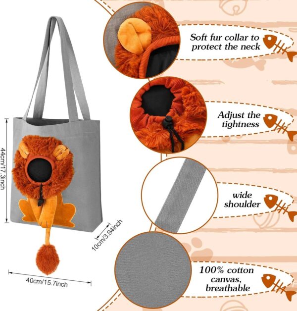 Convenient Pet Tote Bag – For Small Cats & Dogs - Image 8