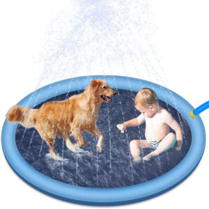 Non-Slip Pet & Kids Splash Pad – Summer Outdoor Water Fun Pool