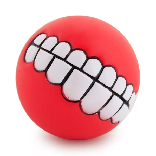 Funny Dog Ball with Teeth – Squeaky Chew Toy for Dogs & Puppies - Image 7