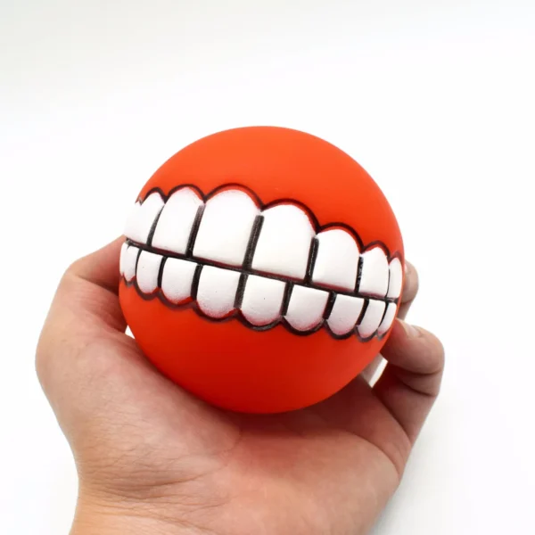 Funny Dog Ball with Teeth – Squeaky Chew Toy for Dogs & Puppies - Image 5
